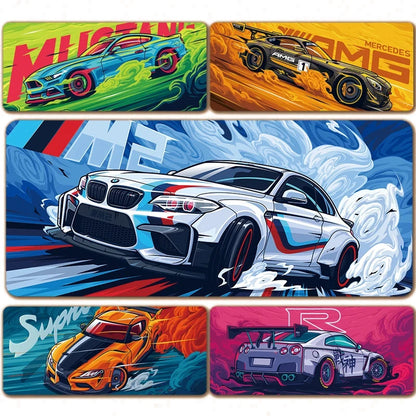 Rally Sports Racing Car Mouse Pad