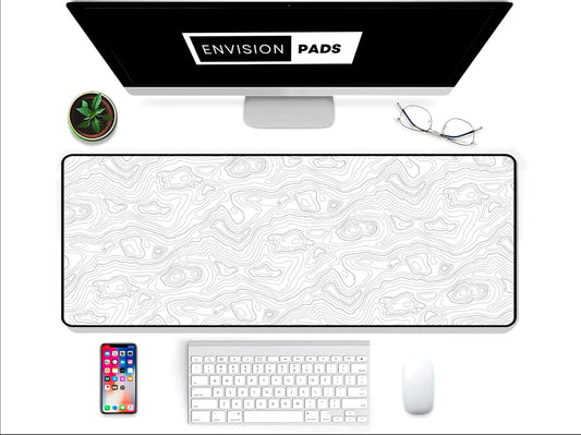 Monochrome Precision Desk Mat