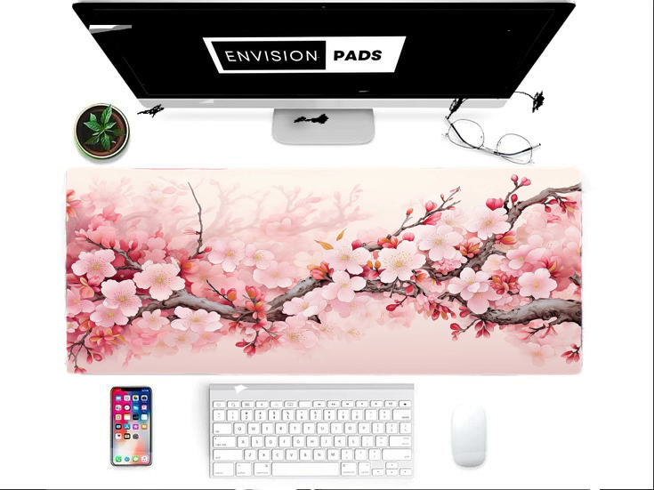 Plum Blossom Desk pad